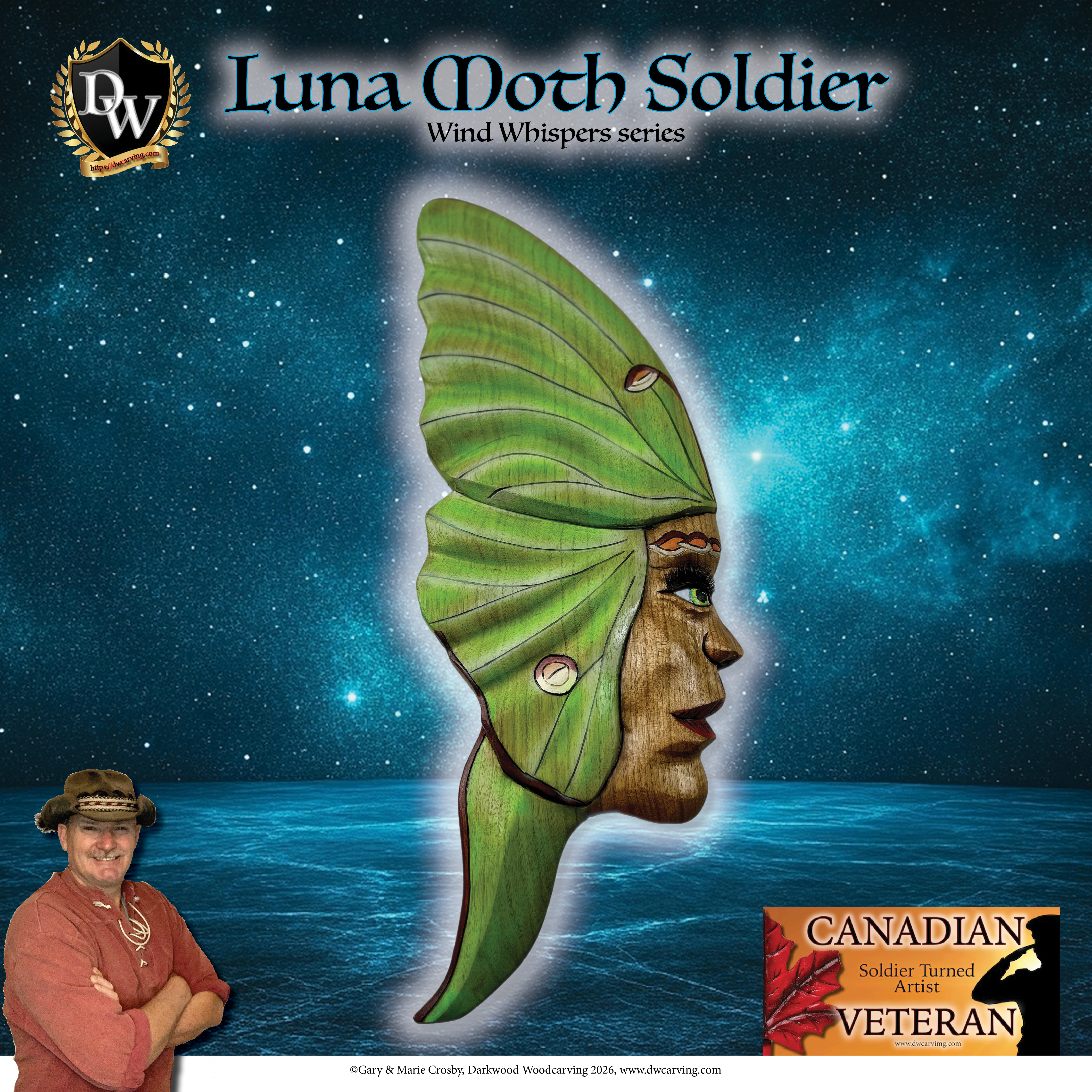 Wind Whisper Queen wall sculpture